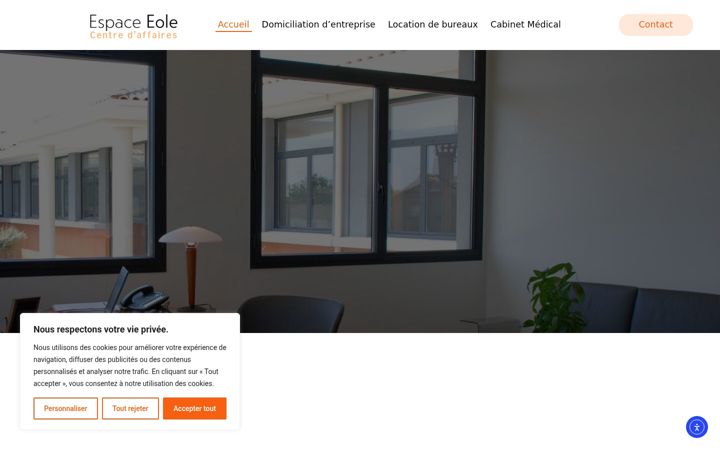 Skærmbillede af espace-eole.fr