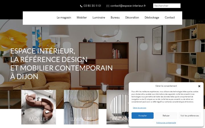 Skærmbillede af espace-interieur.fr