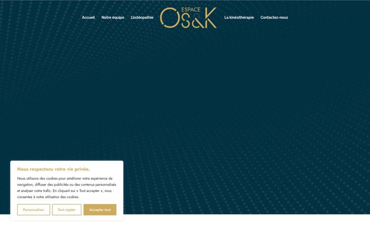 Snimka zaslona za espace-osak.fr