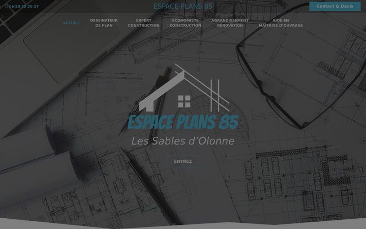 Snimka zaslona za espace-plans85.fr