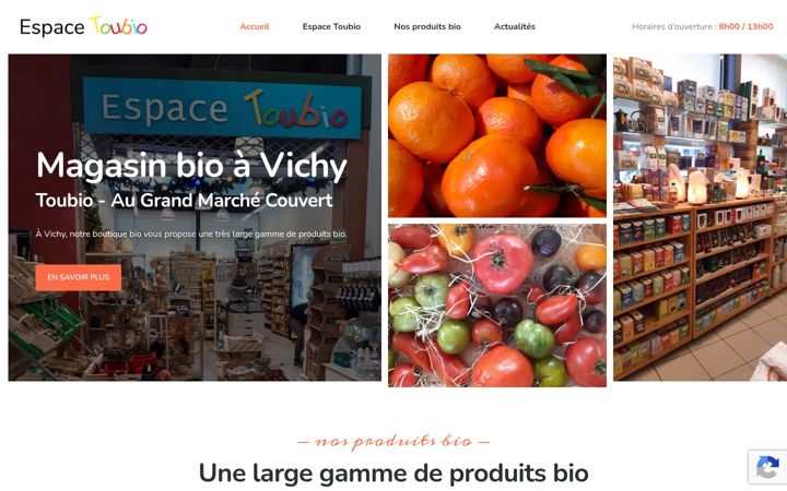 Skærmbillede af espace-toubio.fr