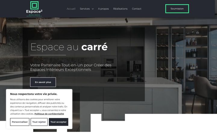 Screenshot of espace2.ca