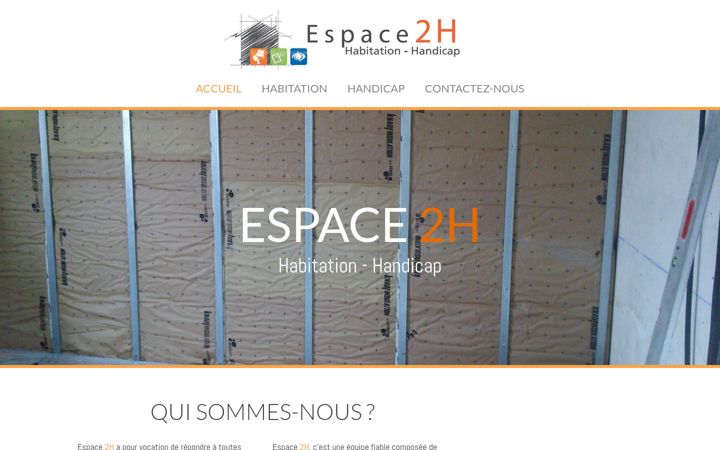 Skærmbillede af espace2h.fr