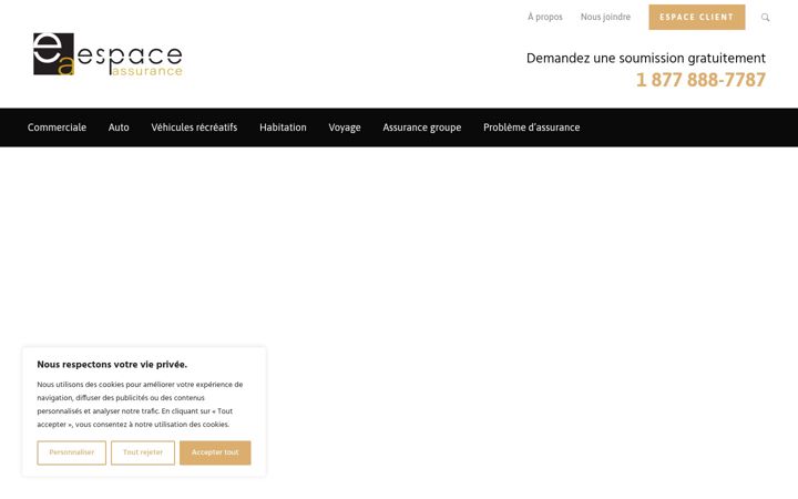 Screenshot of espaceassurance.ca