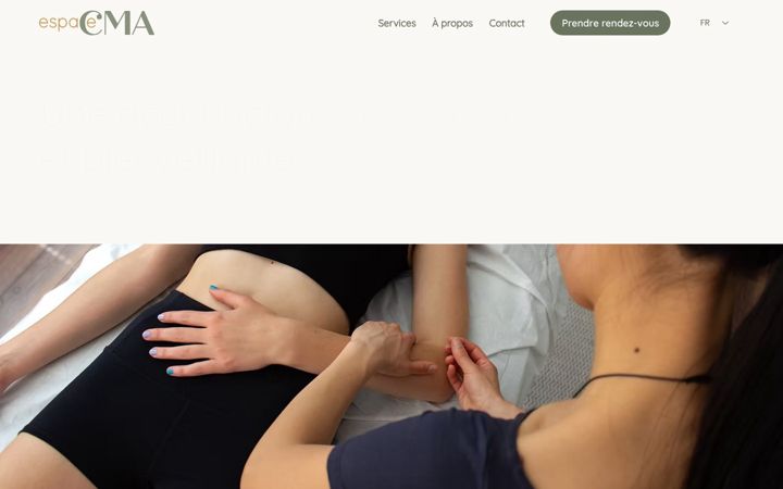 Screenshot of espacecma.ca