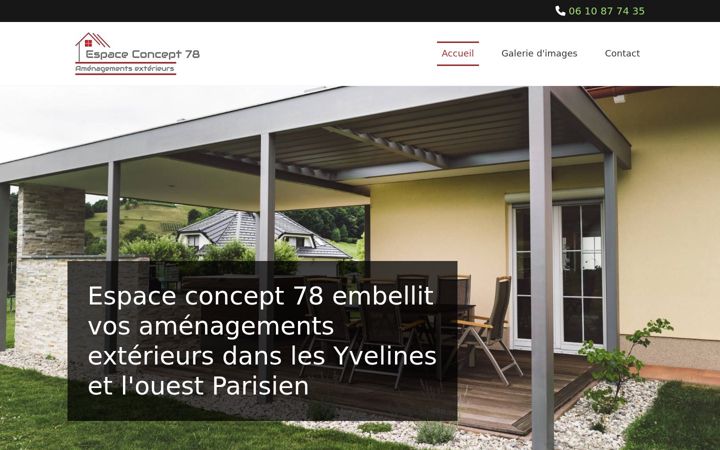 Skærmbillede af espaceconcept78.fr