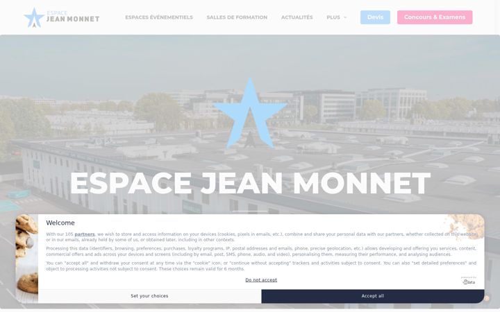 Screenshot di espacejeanmonnet.fr