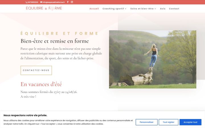 Screenshot di espacekineforme.fr