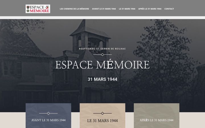 Screenshot di espacememoire-rouffignac-perigordnoir.fr