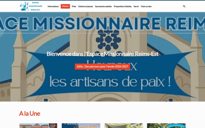 Screenshot di espacemissionnairereimsest.fr