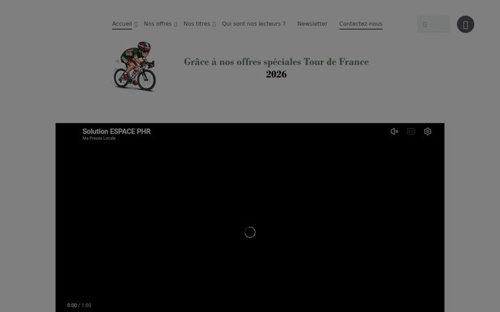 Screenshot di espacephr.fr