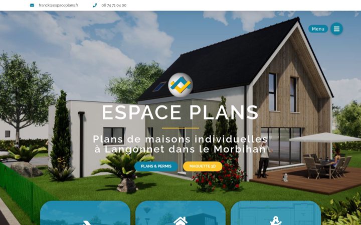Screenshot di espaceplans.fr