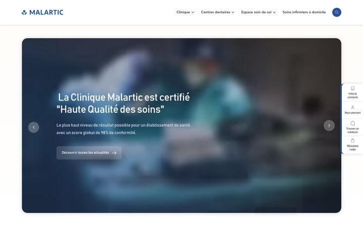 Screenshot di espacesoindesoi.fr