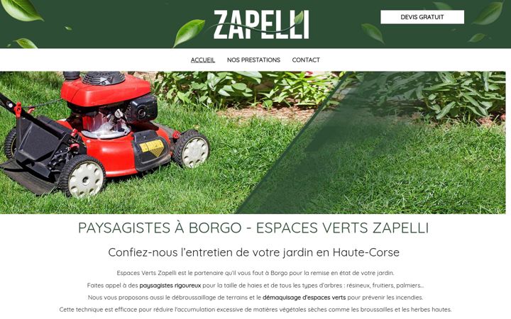 Screenshot di espacesvertszapelli.fr