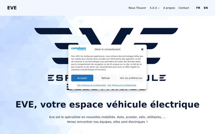 Screenshot di espaceve.fr