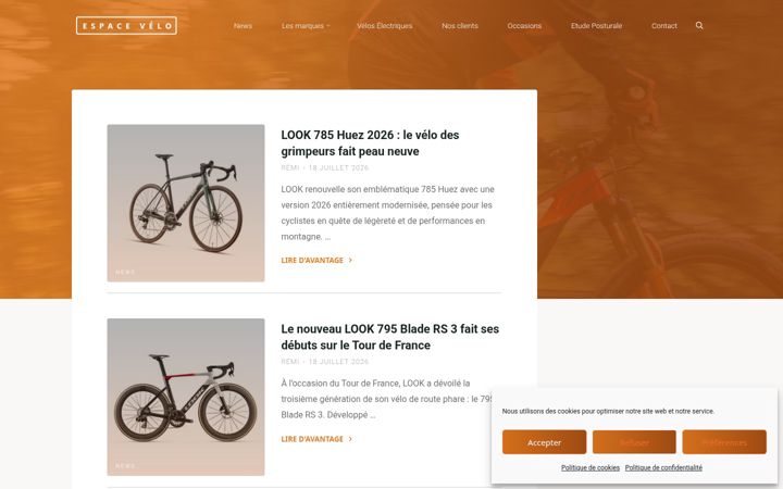 Screenshot di espacevelo.fr