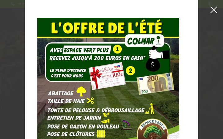 Screenshot di espacevertplus.fr