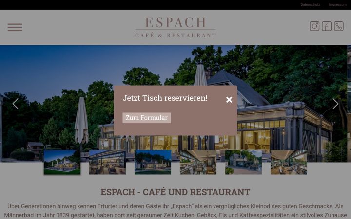 Skjermbilde av espachcafe.de