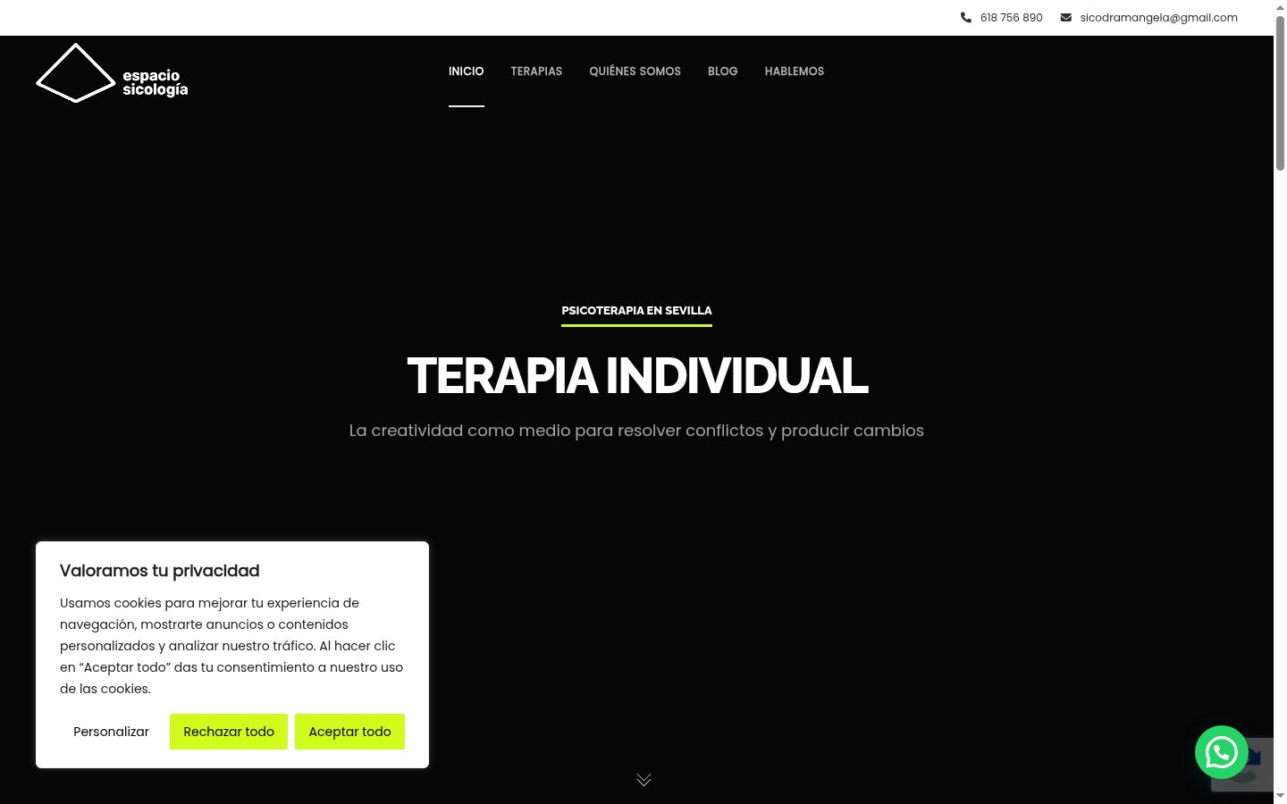 Screenshot tal-banner tal-kunsens muri qabel kwalunkwe interazzjoni