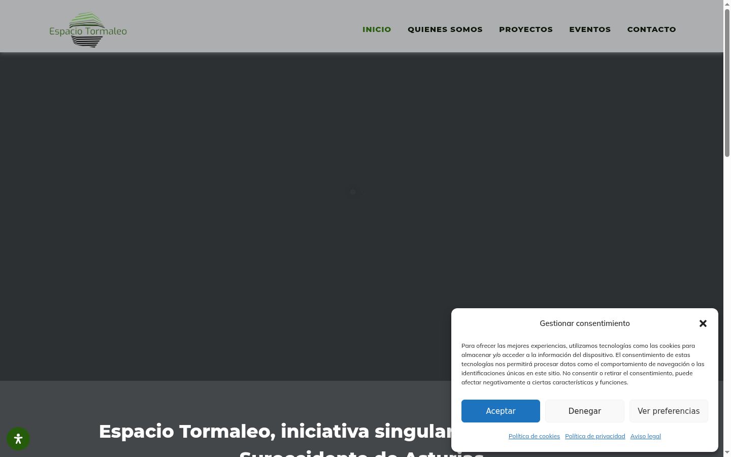 Screenshot tal-banner tal-kunsens muri qabel kwalunkwe interazzjoni