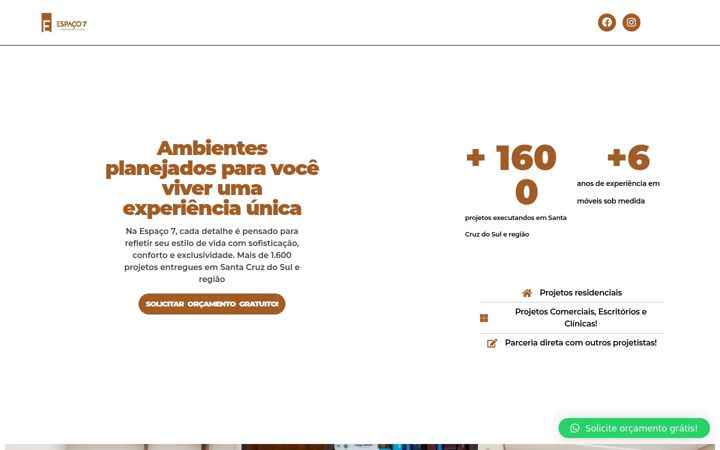 Screenshot van espaco7.com.br