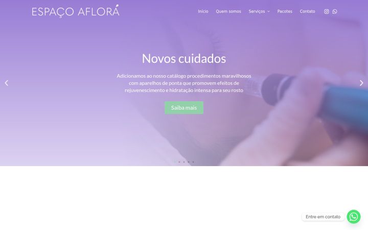 Screenshot van espacoaflora.com.br