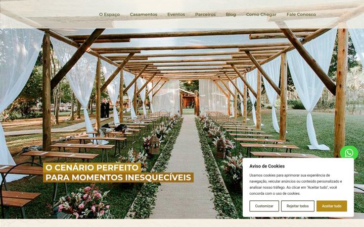 Екранна снимка на espacoapoema.com.br