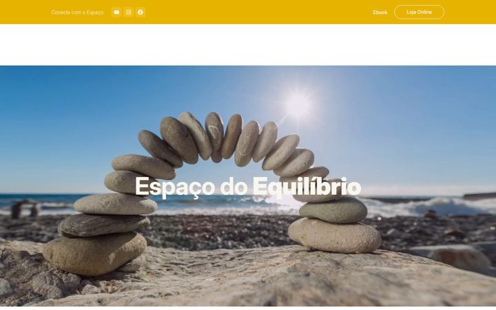 Екранна снимка на espacodoequilibrio.com.br