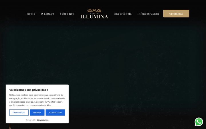 Екранна снимка на espacoillumina.com.br