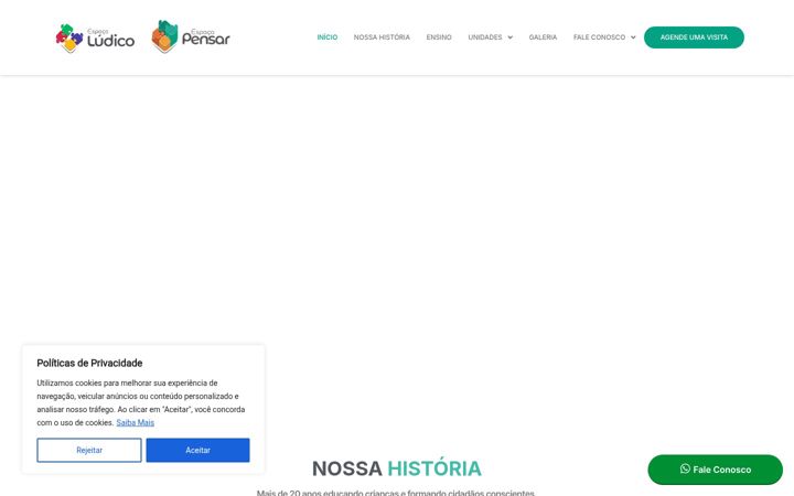 Екранна снимка на espacoludicoepensar.com.br