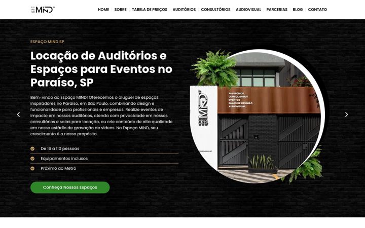 Екранна снимка на espacomindsp.com.br