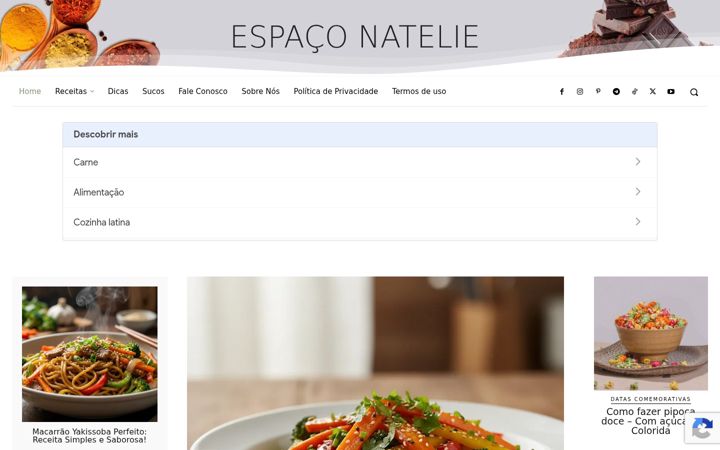Екранна снимка на espaconatelie.com.br