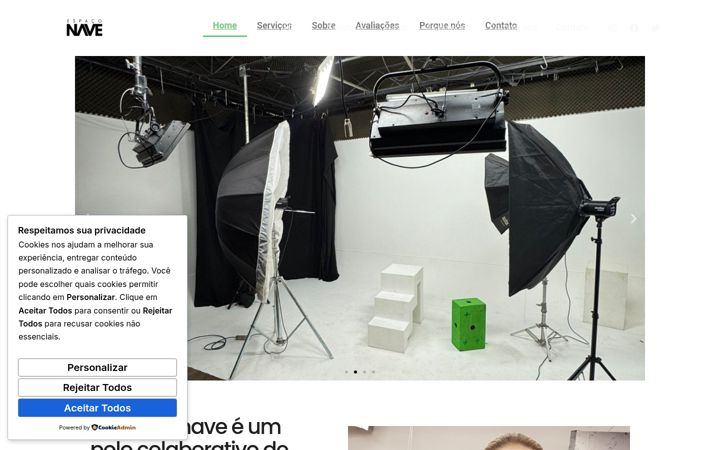 Screenshot of espaconave.org