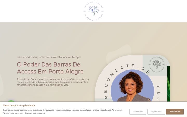 Екранна снимка на espacoserintegrativo.com.br