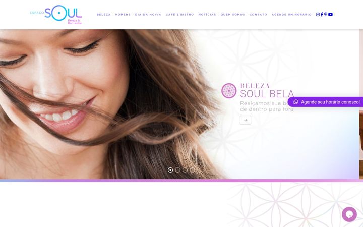 Ekrānuzņēmums no espacosoul.com.br
