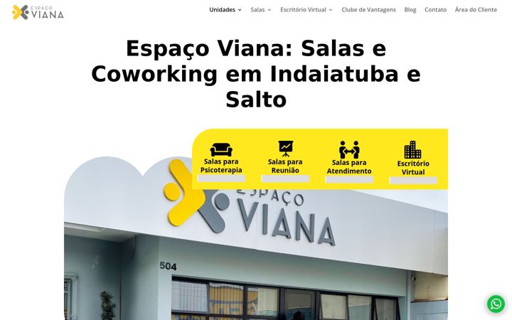 Ekrānuzņēmums no espacovianasalas.com.br