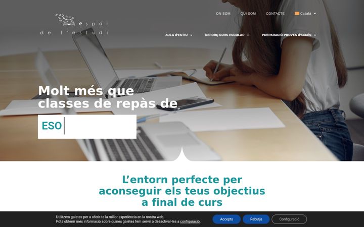 Screenshot von espaidelestudi.com