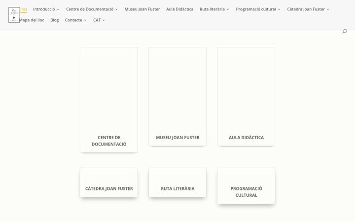 Screenshot of espaijoanfuster.org