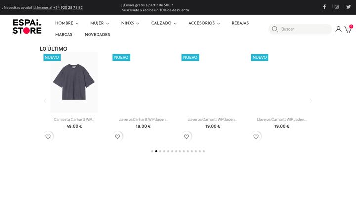 Screenshot ta' espaistore.es