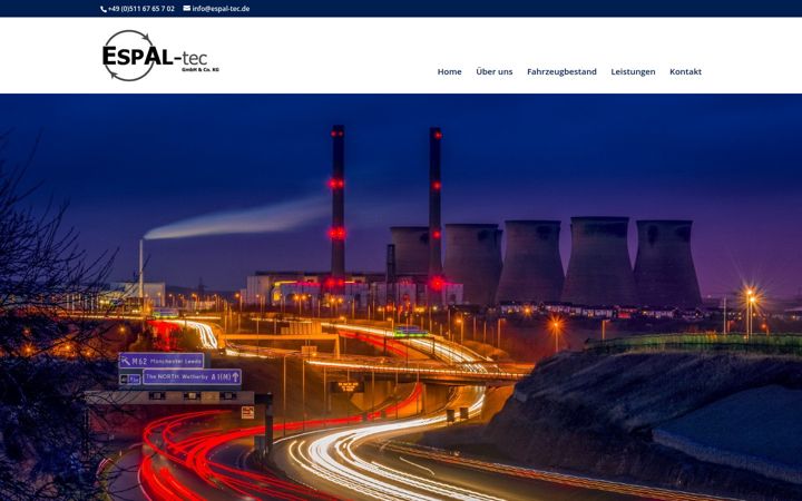 Skjermbilde av espal-tec.de