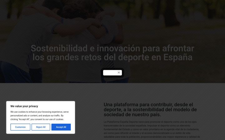 Screenshot ta' espanadeporteplataforma.es