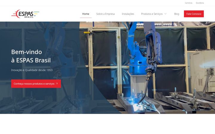 Екранна снимка на espas.com.br