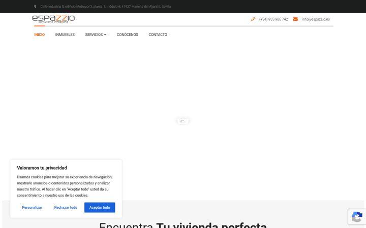 Screenshot ta' espazzio.es