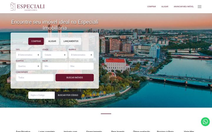 Екранна снимка на especialiimobiliaria.com.br