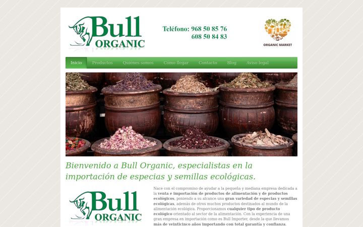 Screenshot ta' especiasecologicas.es