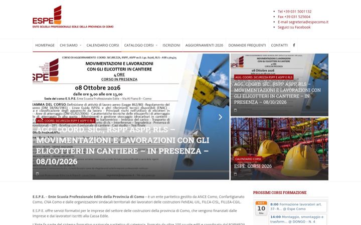 Screenshot of especomo.it