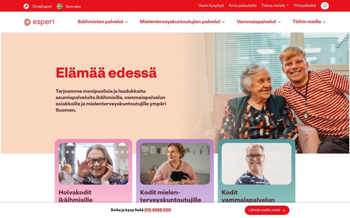 Ekrānuzņēmums no esperi.fi