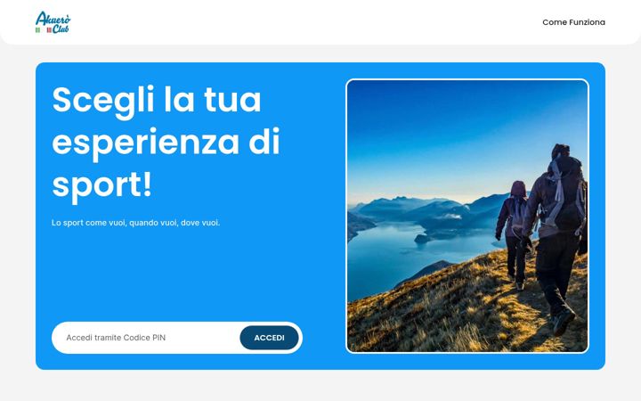 Screenshot of esperienzesportive.it