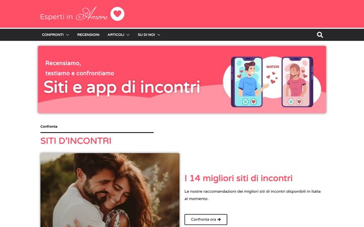 Screenshot of espertiinamore.it