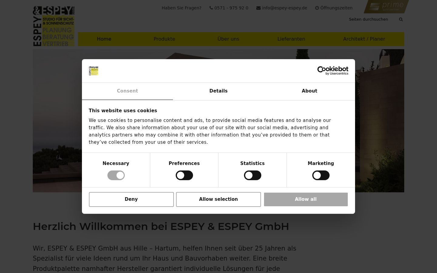 Sutikimo reklamjuostės, rodytos prieš bet kokią sąveiką, ekrano kopija